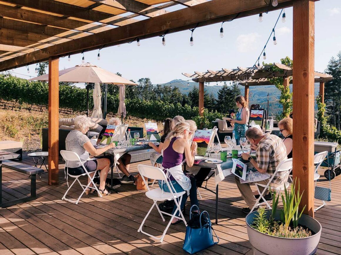 Zeichenkurs Chris James Cellars Oregon