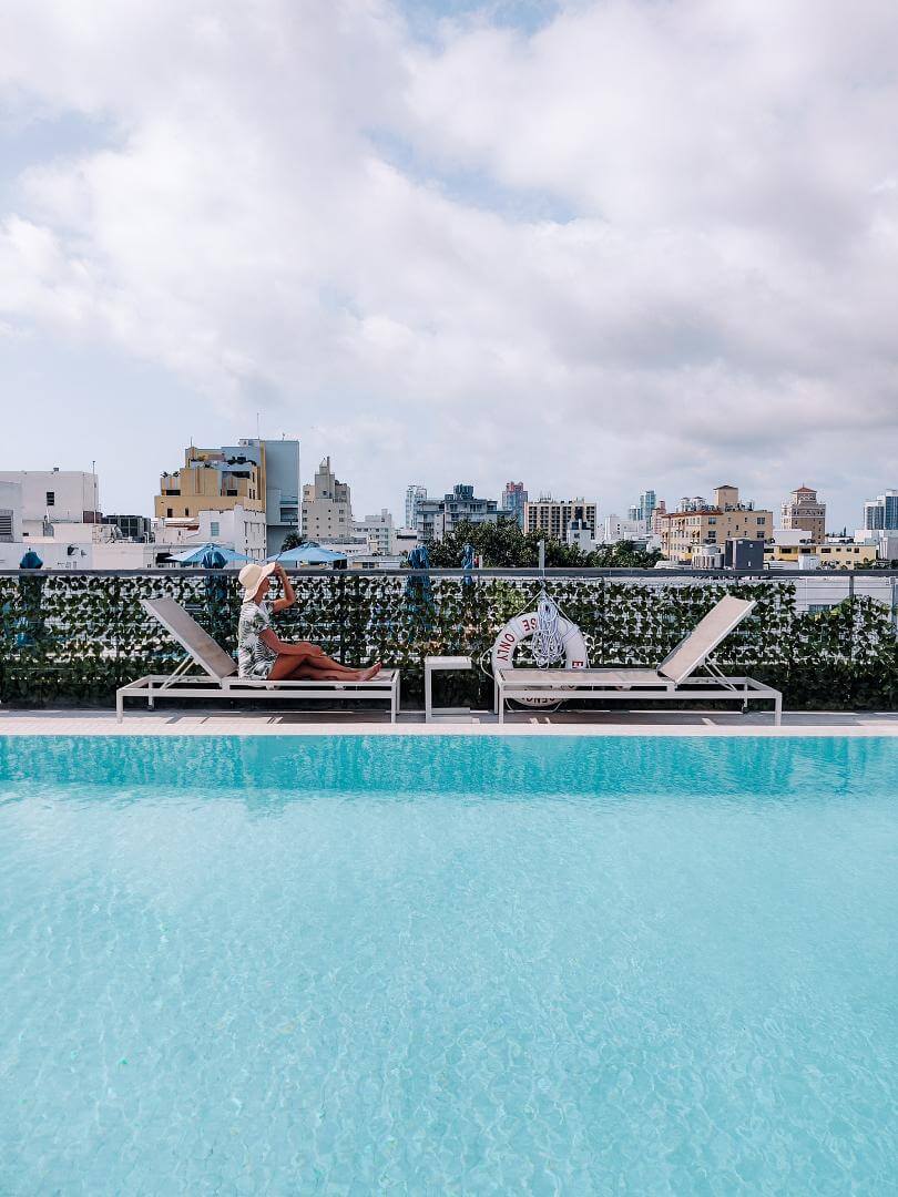 Pool auf dem Dach des Betsy Hotels Miami