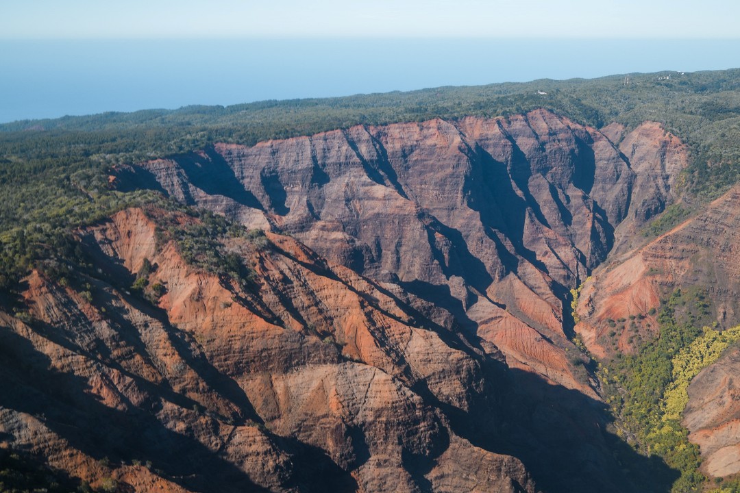 Waimea Canyon bird#s eye view