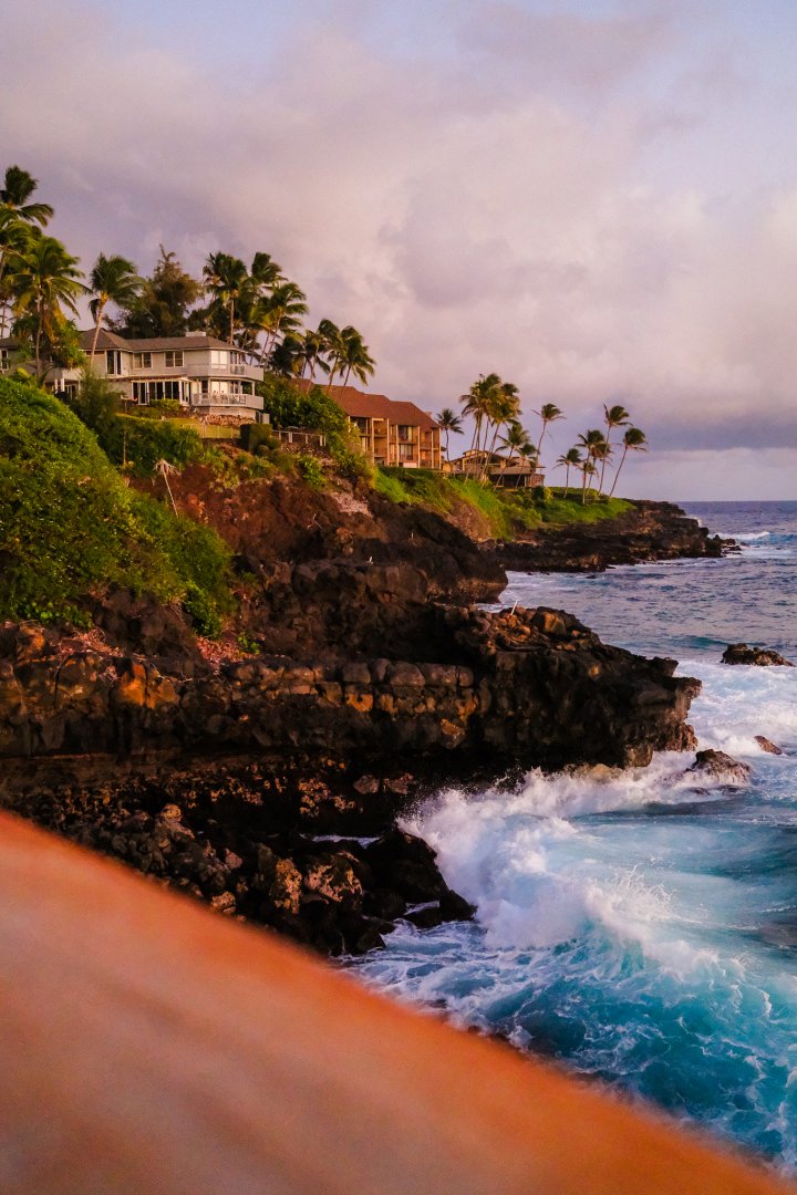 Sunset at Castle Resort Poipu Shores, Kaua'i